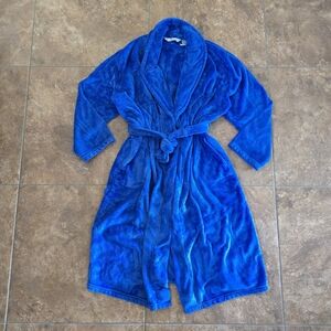 Blue Plush | JASMINE ROSE | Long Sleeve Robe